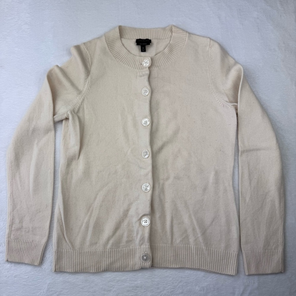 Talbots Pure Cashmere Button up sweater. Size M. No holes or stains.